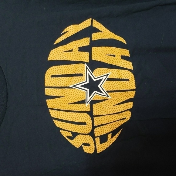 NFL Dallas Cowboys Football Sunday Funday Graphic T Shirt - Picture 2 of 4